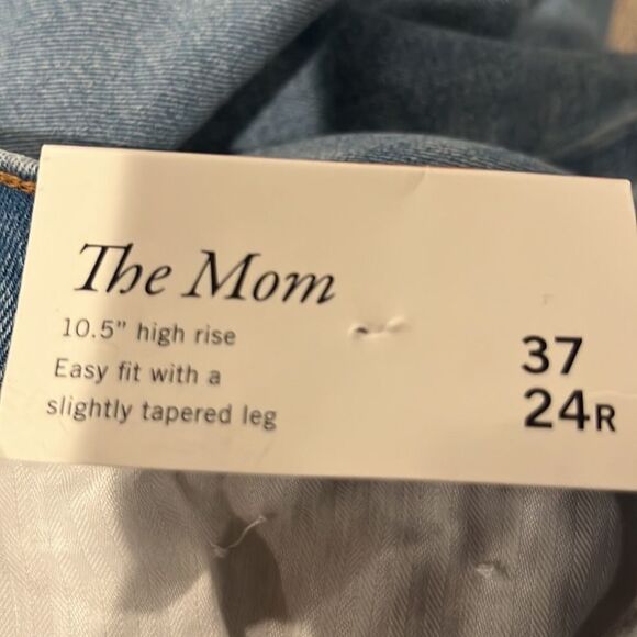 NWT Abercrombie & Fitch The Mom High Rise Women’s Jeans Size 37/24R plus size. - Picture 8 of 11